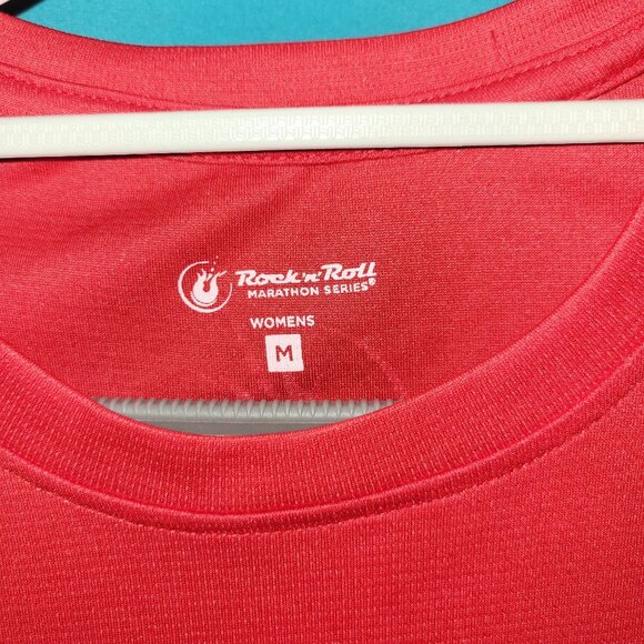 Rock n Roll Marathon Series Womens Denver Half Marathon Red T-Shirt M - Picture 2 of 8